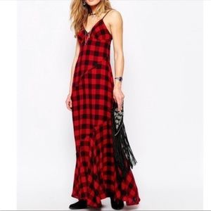 NWOT Denim & Supply Ralph Lauren Buffalo Plaid Maxi Dress - Medium. Beautiful